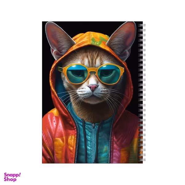 دفتر مشق 80 برگ بامبیلیپ طرح گربه خوشتیپ کد 4647290