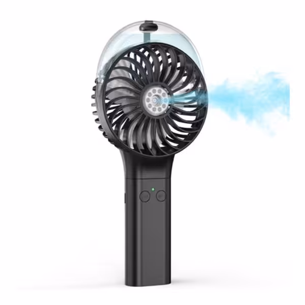 خرید و قیمت پنکه دستی شارژی با قابلیت مه‌پاش PANERGY F006 - کی ام کالا