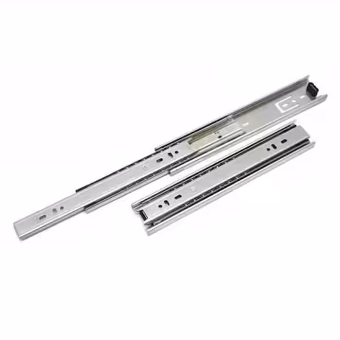 ریل ساچمه ای 45 سانت سه تیکه سه زمانه کشو