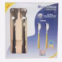 قاشق بستنی خوری گرد رنگی نیوهوم