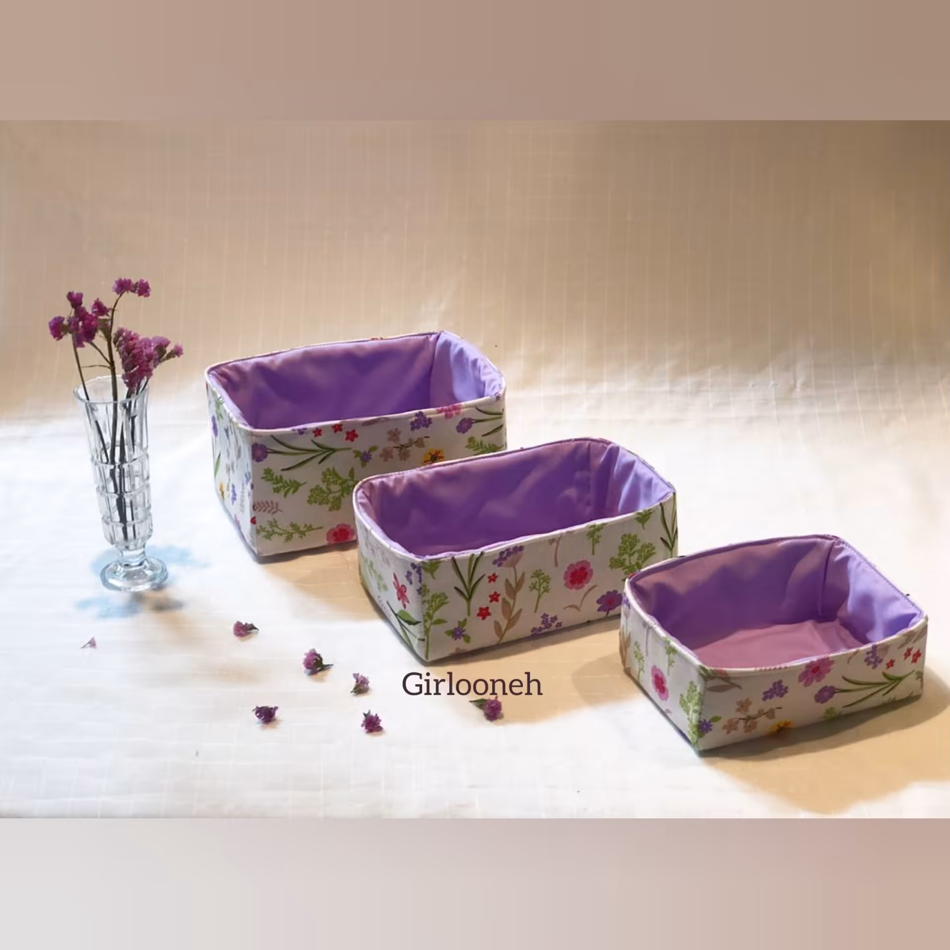 باکس پارچه ای نگهداری لوازم