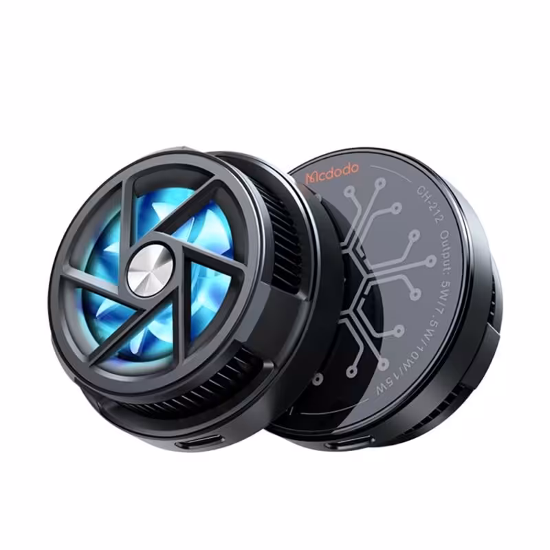 شارژر وایرلس مگنتی و فن خنک کننده مک دودو CH-2120