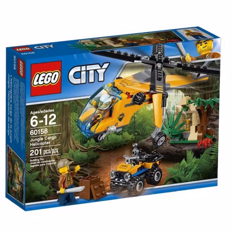 لگو  Jungle Cargo Helicopter lego 60158