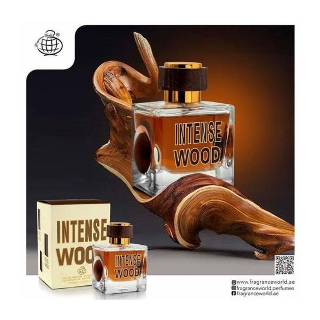 عطر ادکلن مردانه دیسکوارد هی وود فراگرنس ورد اینتنس وود (Fragrance World DSQUARED² He Wood)