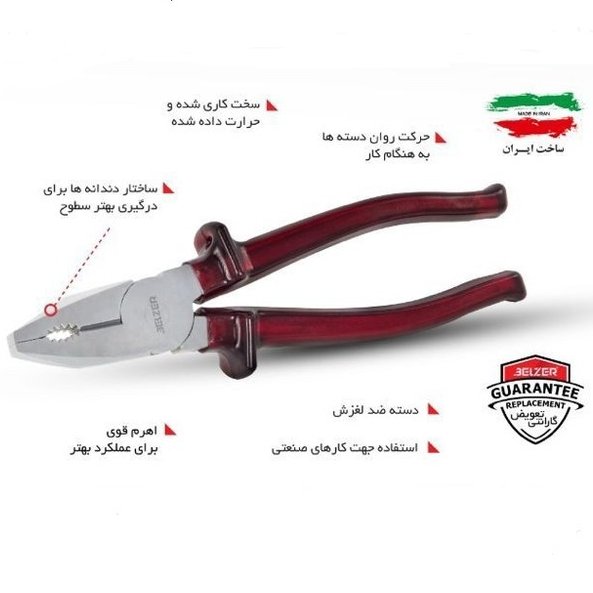 انبردست 8 اینچ (پس کرایه)