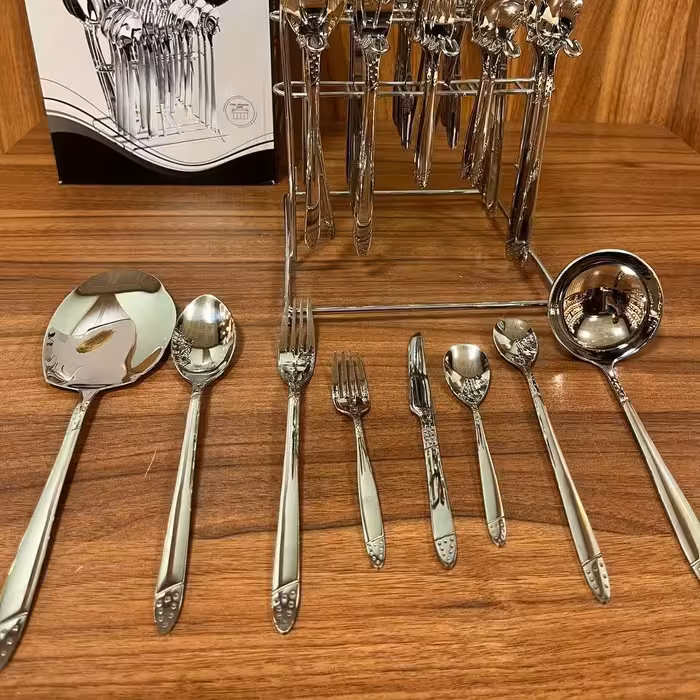 سرویس39  پارچه قاشق و چنگال