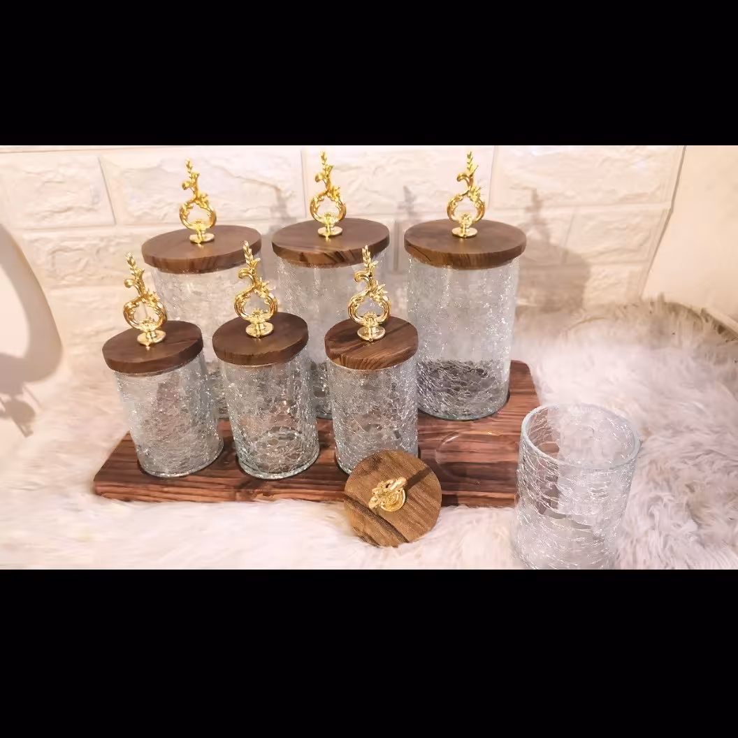 پاسماوری 7 پارچه شیشه آبگز