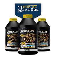 روغن و مکمل موتور EXTREME 6000 4T 10W50 3X 1 LT Brava