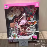 باربی دوچرخه ساحلی زیبا، خوشگل در رنگ بندی جور