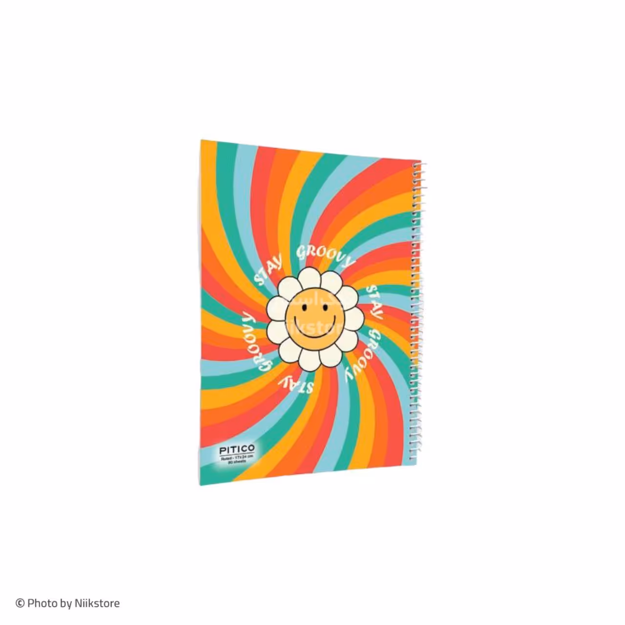 دفتر خط دار مشکی سری Motivation پیتیکو کد 547