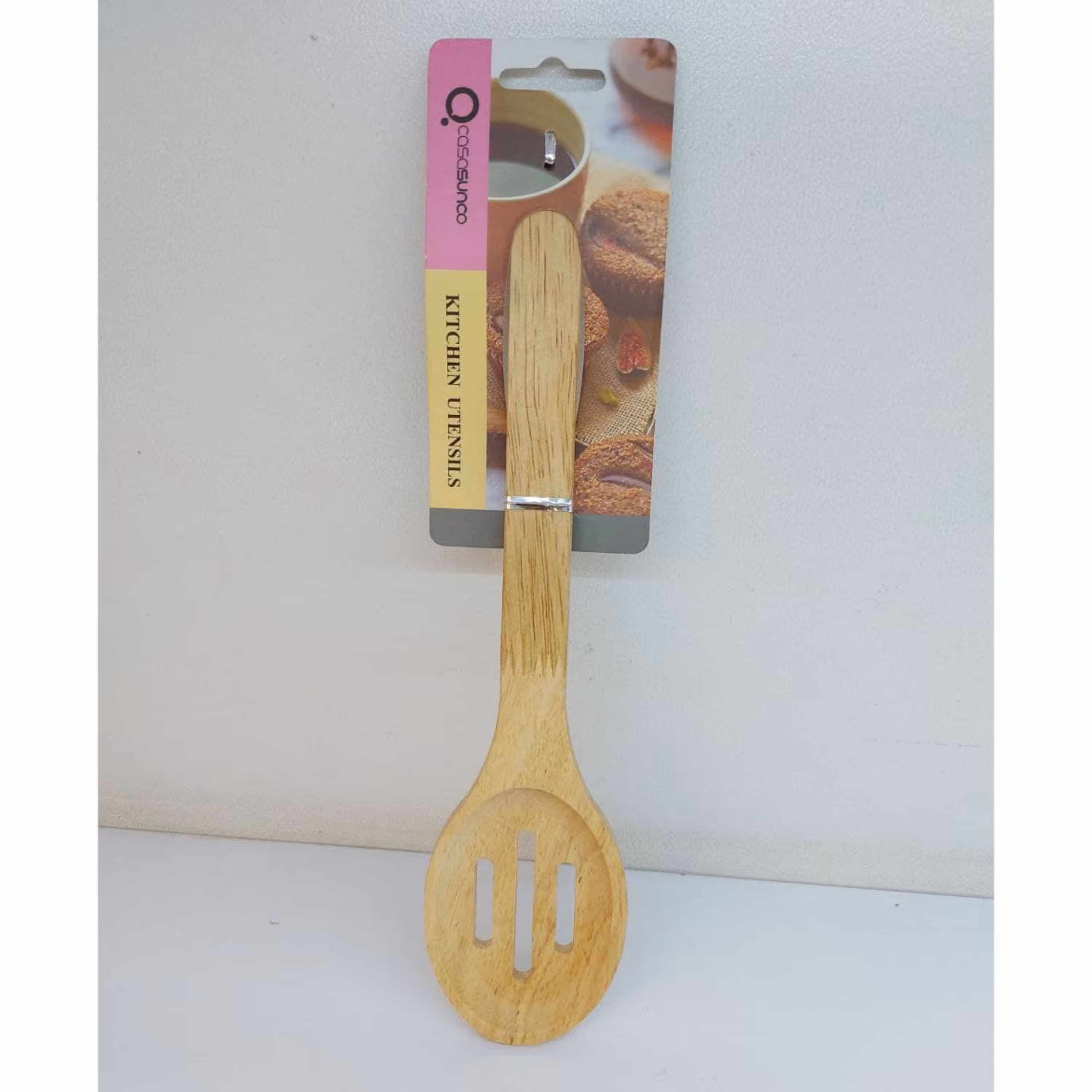 کفگیر چوبی بیضی شکل چوب درجه 1 مخصوص تلفون و چدن 