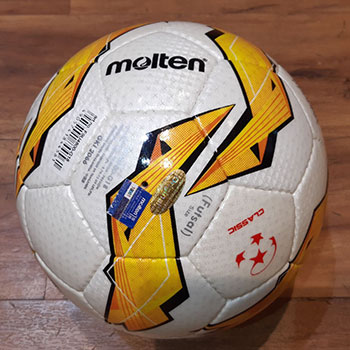 توپ فوتسال مولتن سایز 4 دوخت ، طرح آتشی ، گرید A