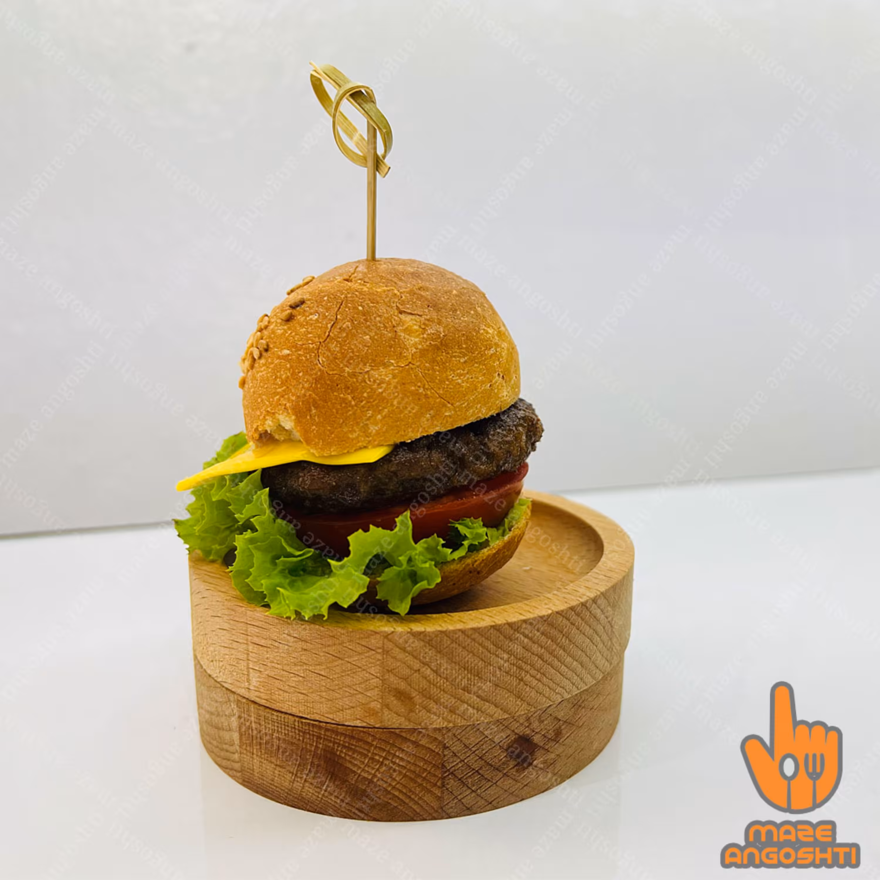 مینی برگر گوشت 7 سانتی (ارسال از 12 عدد به بالا) (ارسال به صورت پس کرایه)