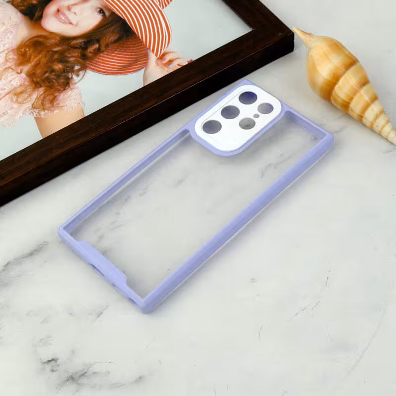 قاب سیلیکونی پشت شفاف سامسونگ S22 ULTRA