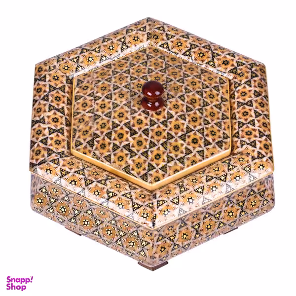 شکلات خوری خاتم کاری مدل شوکران کد Tkh-20