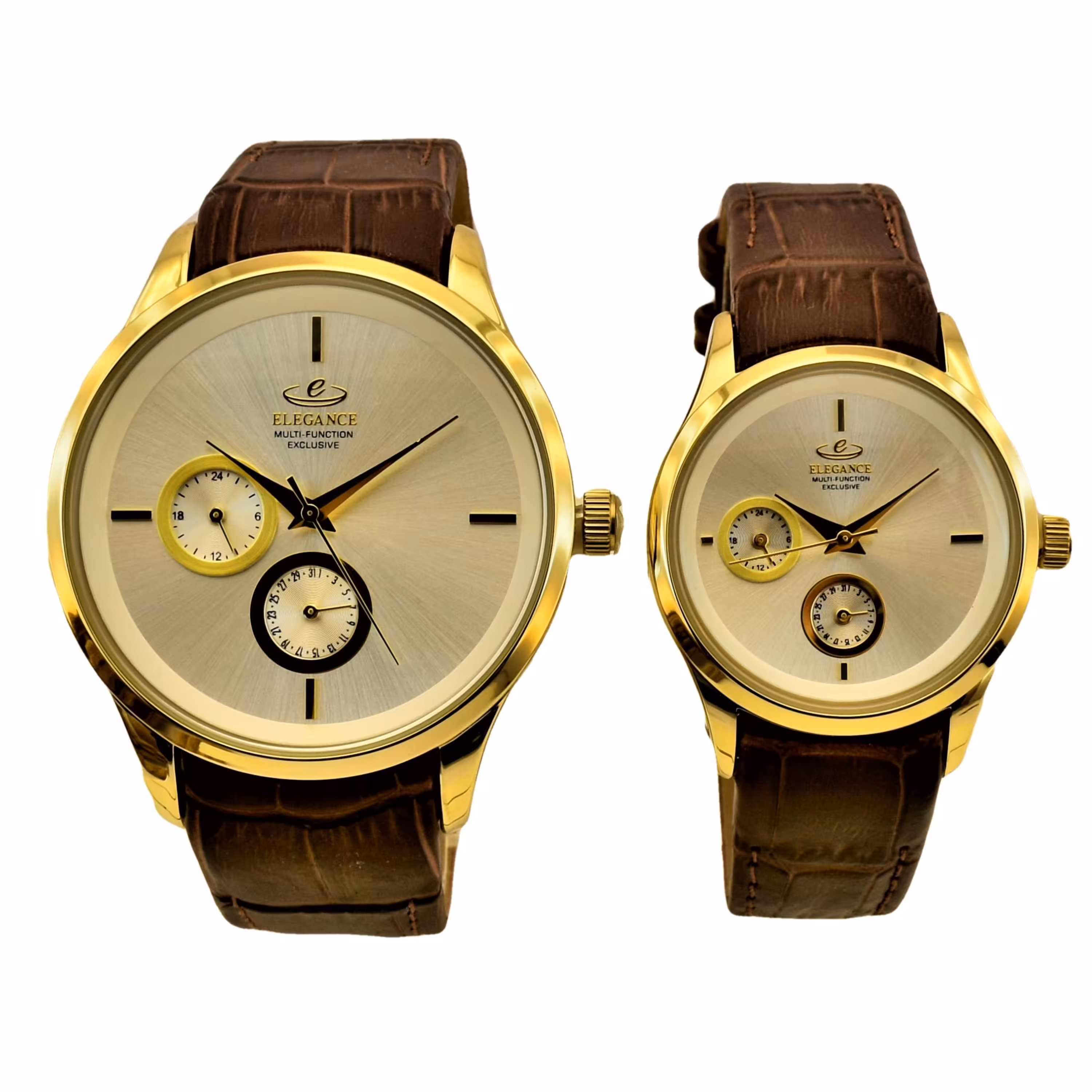 ELEGANCE  ست زنانه مردانه الگانس 3موتوره موتور ژاپن قاب آنتی آلرژی شیشه ذره بینی