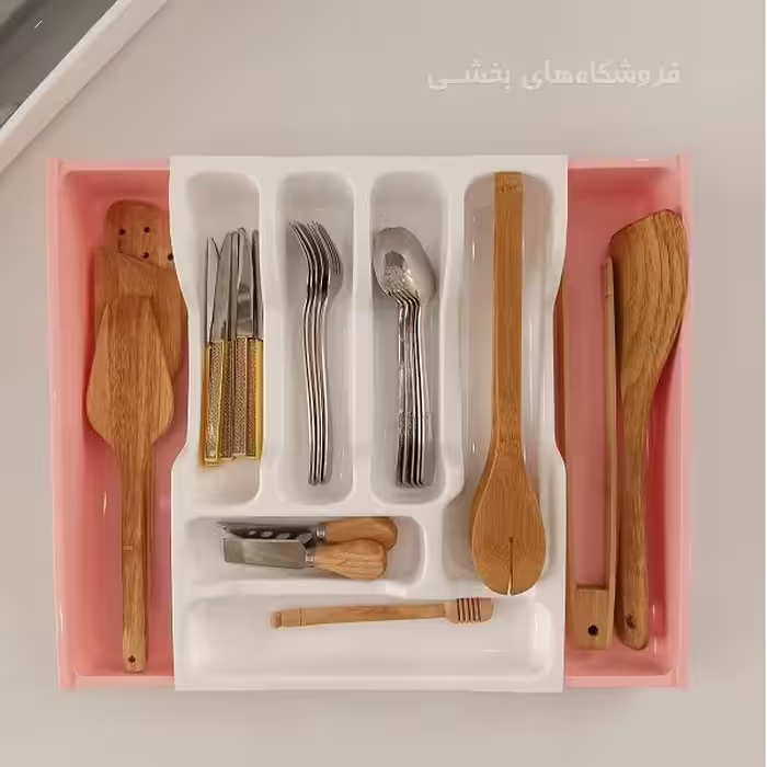 جا قاشقی کابینتی مدل کشویی 3 تکه