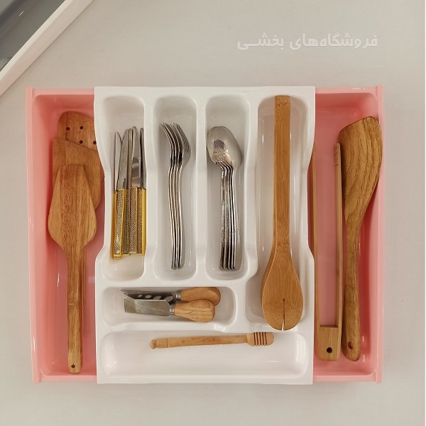 جا قاشقی کابینتی مدل کشویی 3 تکه