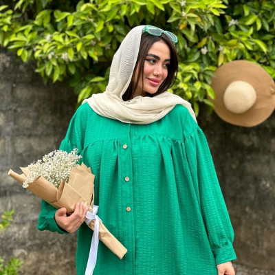 مانتو اسپرت زنانه نخی صوفیا مدل عروسکی صوفیا تابستانه خنک