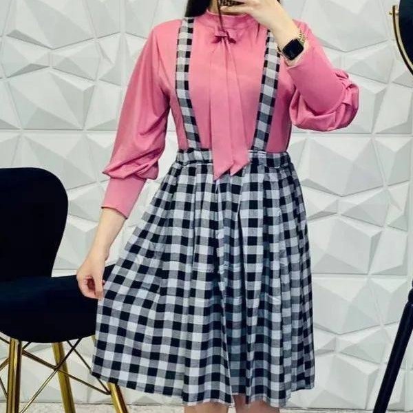 شومیز و دامن ساسبندی زنانه و دخترانه .شومیز زنانه و دخترانه . دامن زنانه و دخترانه . دامن چهارخانه . ساسبند چهارخانه 