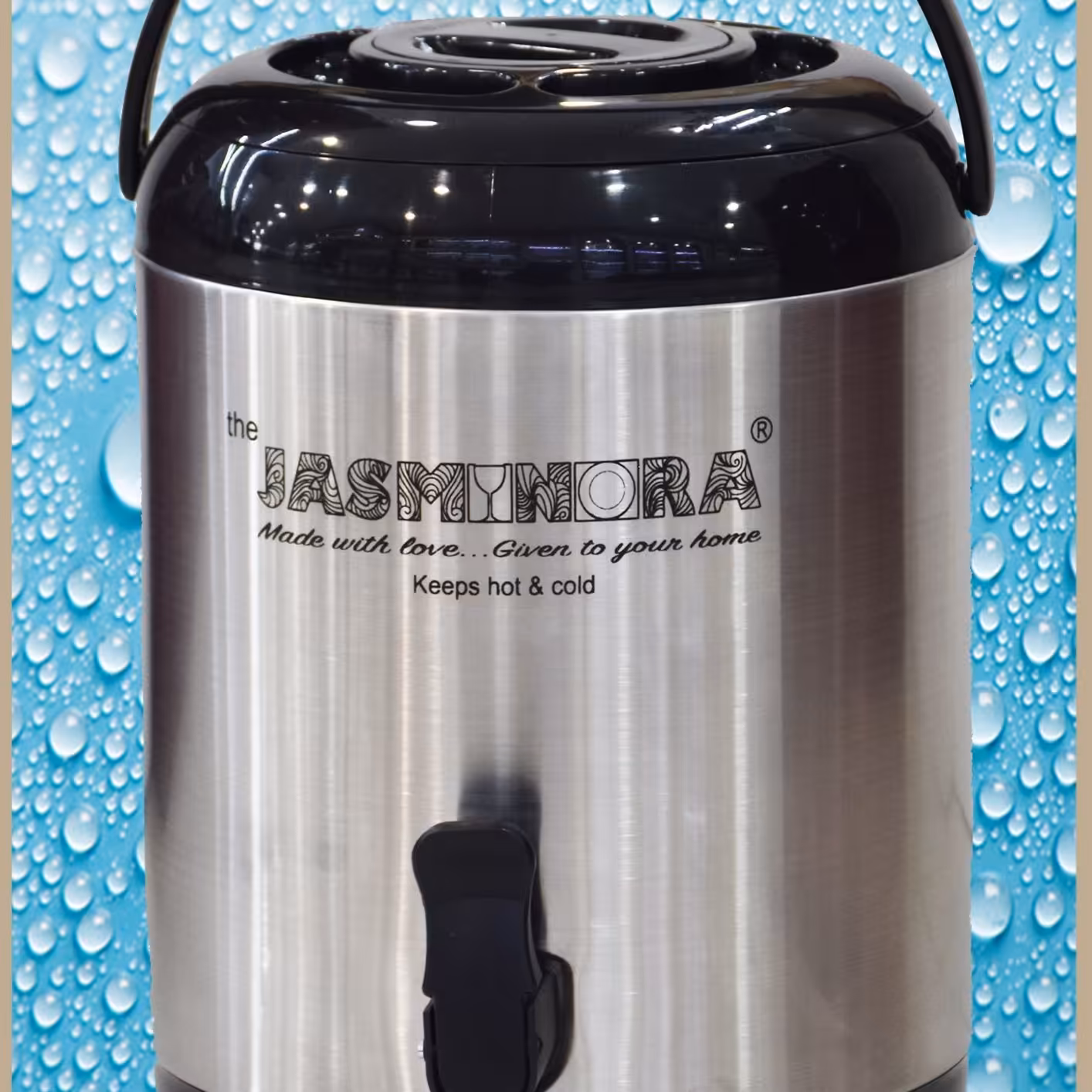 کلمن سرد و گرم استیل jasmynora با گنجایش 8لیتر

