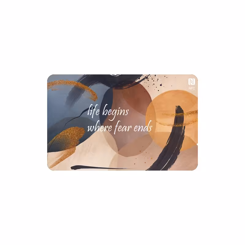 کارت ویزیت هوشمند NFC طرح  شروع