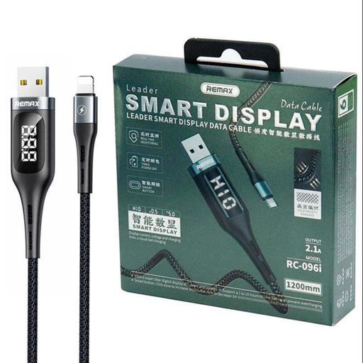 کابل شارژ ریمکس دارای نمایشگر هوشمند مدل RC-096i 
