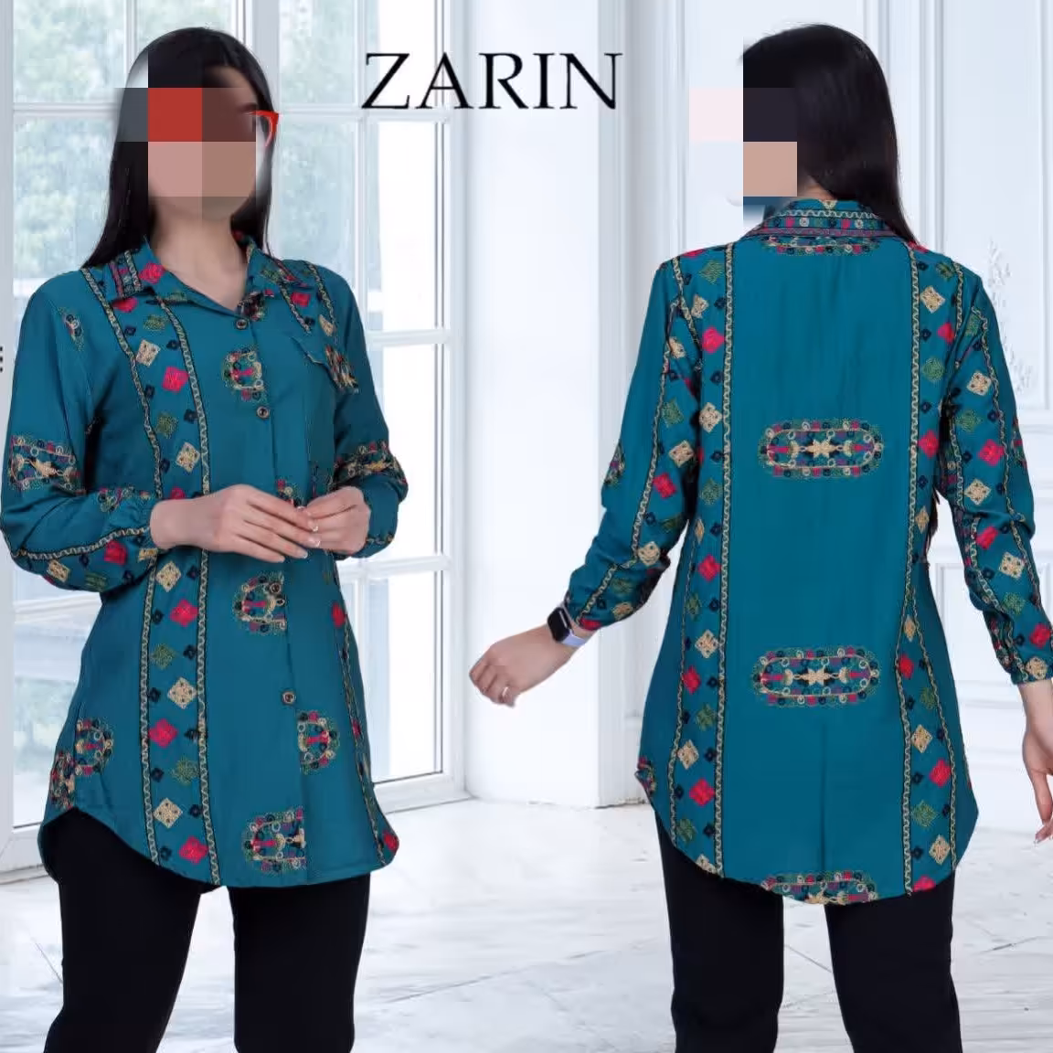 شومیز مانتویی