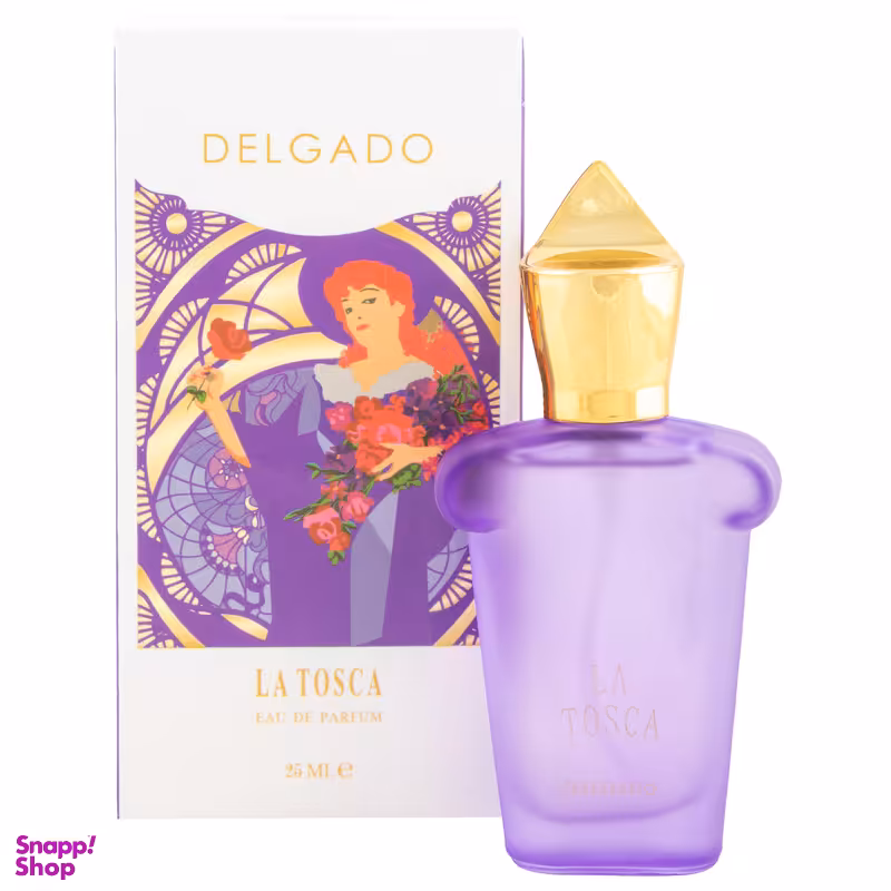 عطر جیبی زنانه دلگادو مدل لاتوسکا حجم 25 میلی لیتر