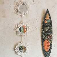 آینه سه تایی مکرومه