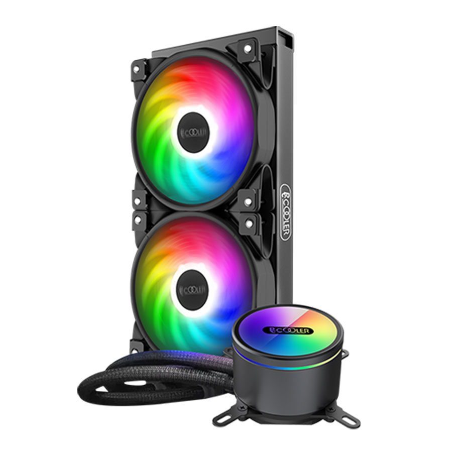 قیمت و خرید خنک کننده پردازنده پی سی کولر مدل GI-CX240 ARGB | یاس ارتباط