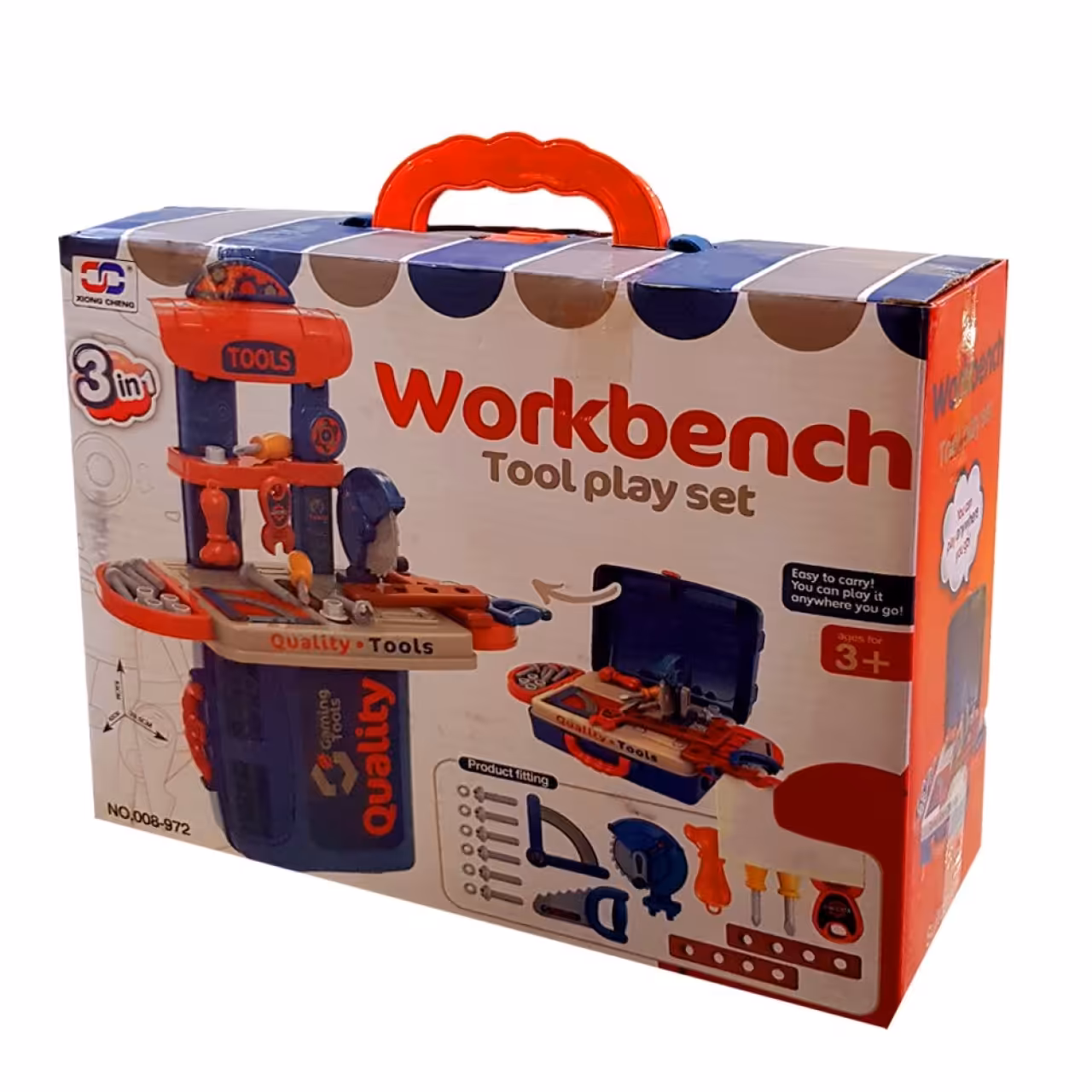 ست اسباب بازی ابزار نجاری مدل workbench کد 972-008