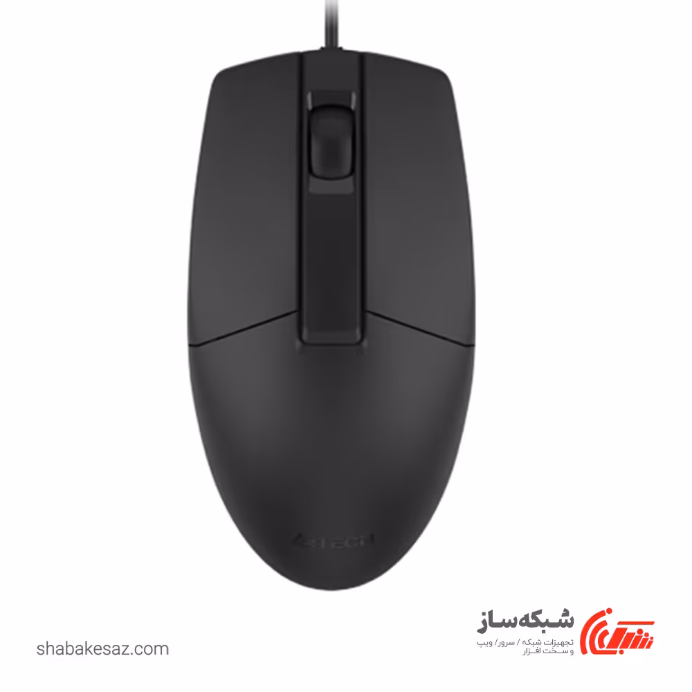 قیمت و خرید ماوس سایلنت با سیم ای فورتک A4tech OP-330S Silent - شبکه ساز