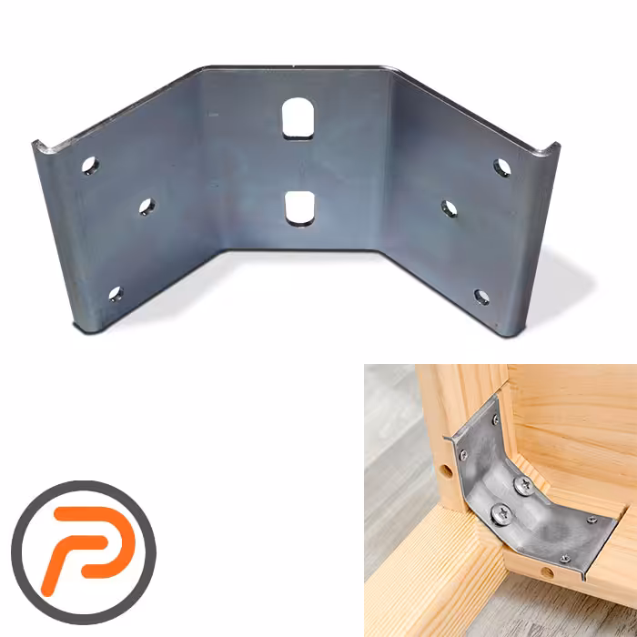 گونیا کنج سه طرفه پایه 70*50*50 میلیمتر ترک