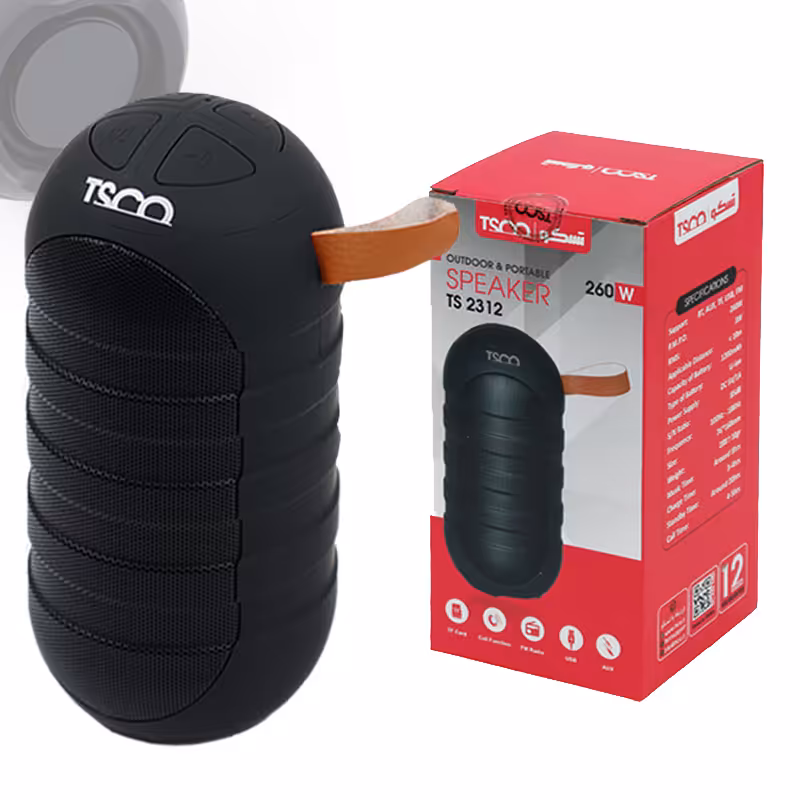 اسپیکر بلوتوثی قابل حمل تسکو مدل TS 2312