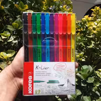 روان نویس 12 رنگ نوک نمدی کورس KORES 