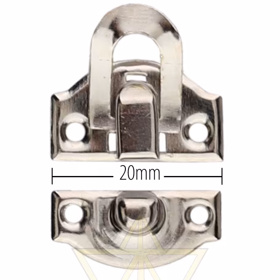 قفل آنتیک کوچک نقره ای