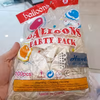 بادکنک بسته صد عددی رنگ های مات کیفیت عالی تم تولد