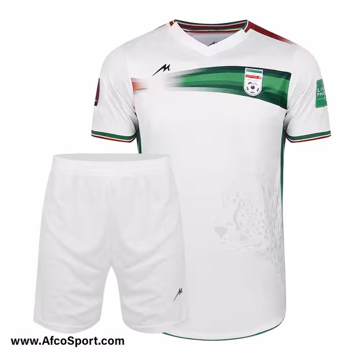 پیراهن شورت بچگانه تیم ملی ایران انتخابی جام جهانی 2022 قطر