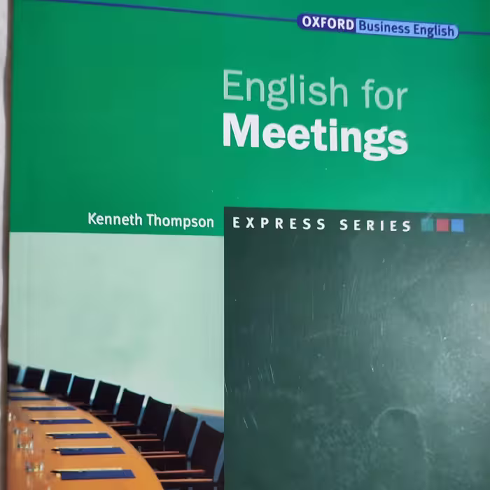 کتاب آموزش زبان English for Meeting 
