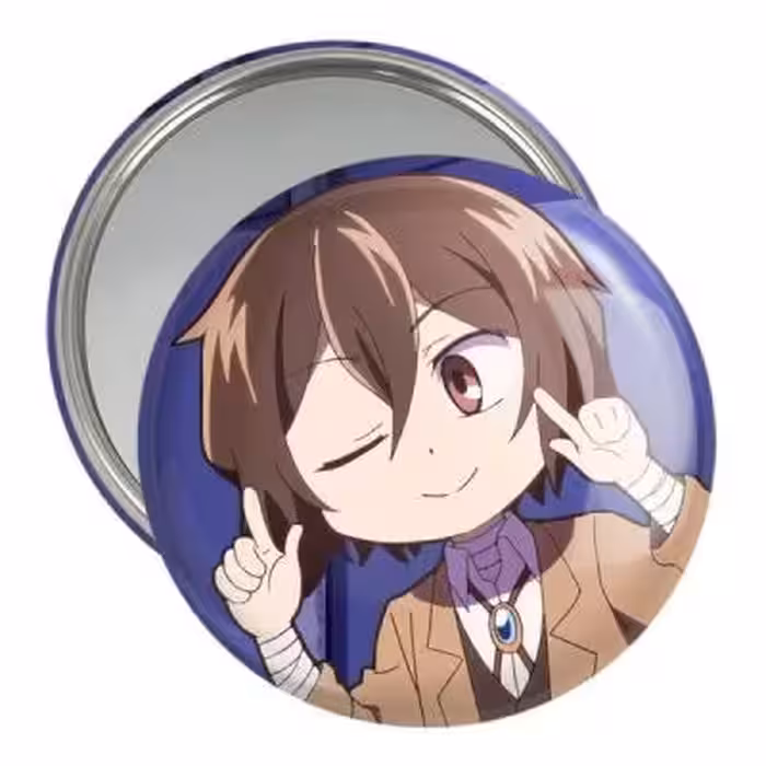 آینه جیبی خندالو مدل دازای انیمه سگ های ولگرد بانگو کد 15629