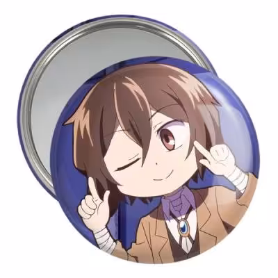 آینه جیبی خندالو مدل دازای انیمه سگ های ولگرد بانگو کد 15629