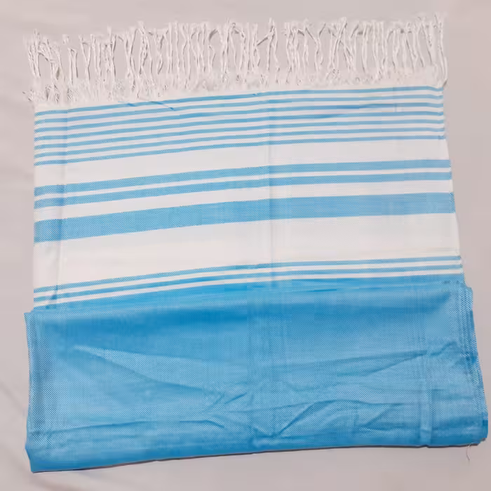 حوله حمام دست بافت جنس نخ پنبه درجه یک نرم با جذب آب بالا سایز بزرگ با ابعاد177در96