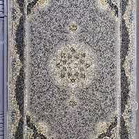 فرش پاتریس 1200شانه گل برجسته طرح ایتالیا طوسی 12متری