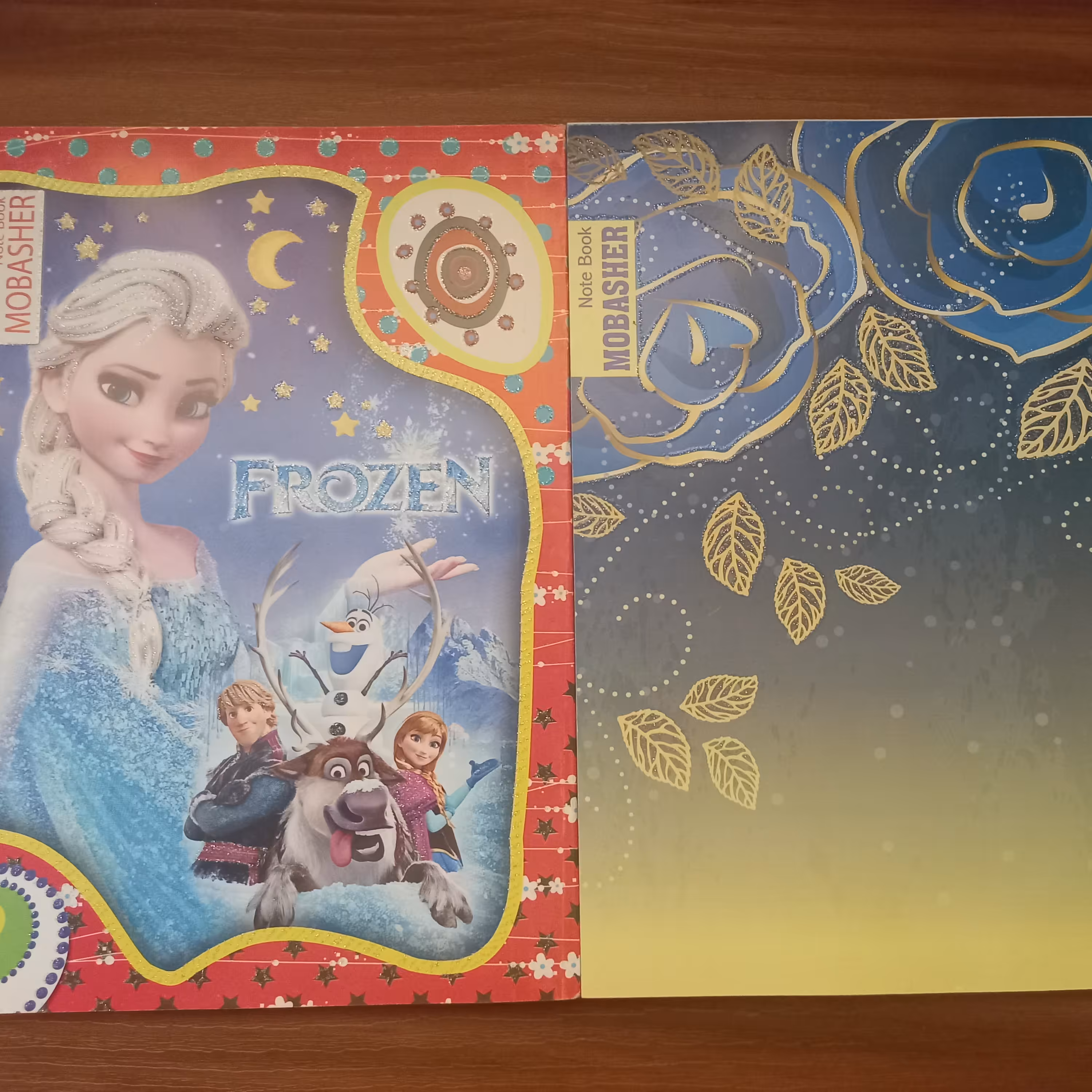 دفتر 80 برگ ته چسبی جلد اکلیلی در دو طرح مختلف