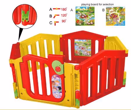 استخر توپ و پارك حفاظ كودك 6ضلعي py-06