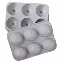 قالب یخ کروی مدل 6 تایی طرح لبخند رنگ طوسی