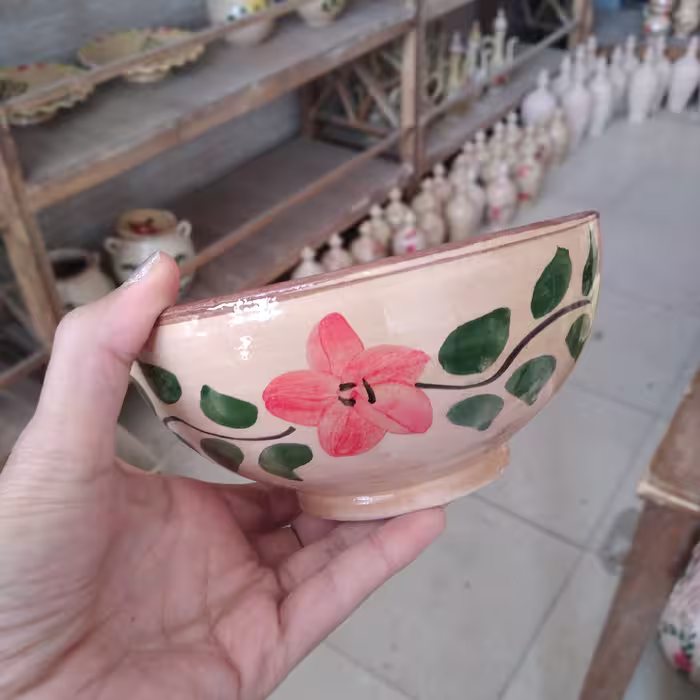 کاسه ابگوشت خوری لعابی