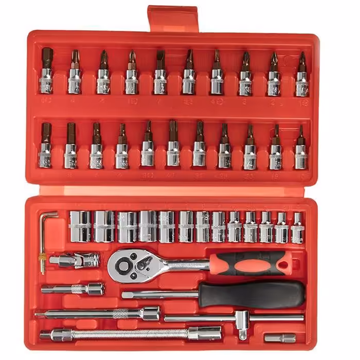 جعبه بکس 46پارچه با درایو 1/4