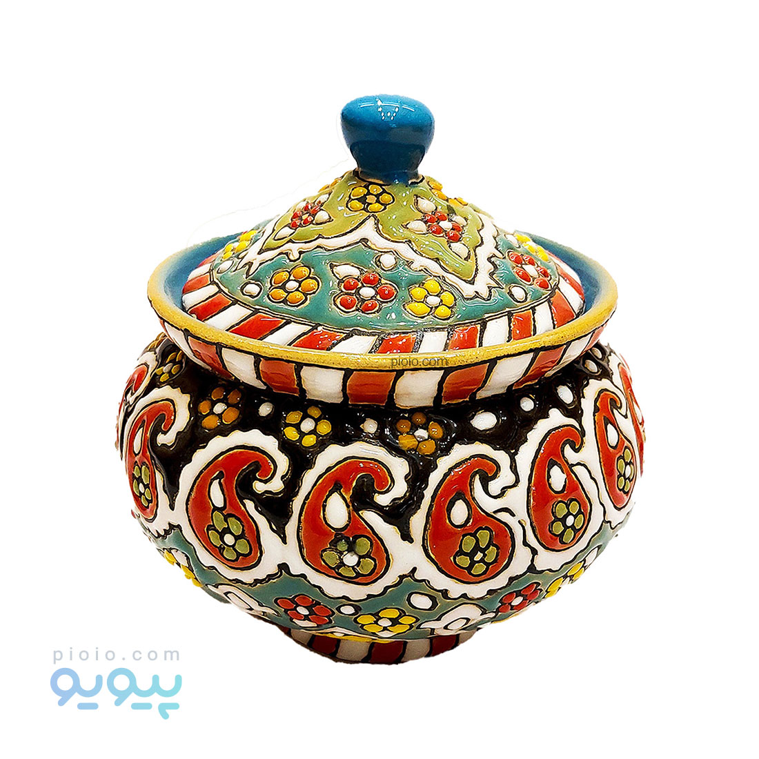 قندان بزرگ میناکاری کد 343